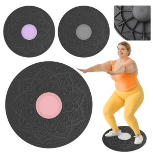 Wobble Balance Board Yoga Swing Balance Board Non-slip Balance Trainer Portable Stability Board for Core Training